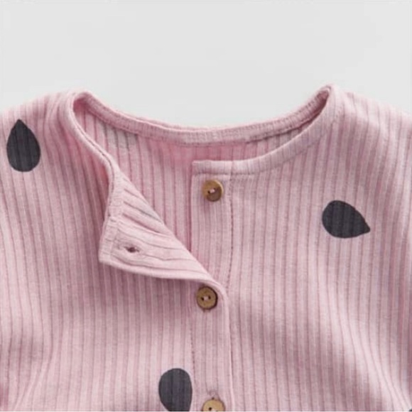 ZARA Girl Ribbed Flared Spring Dress - Picture 2 of 8